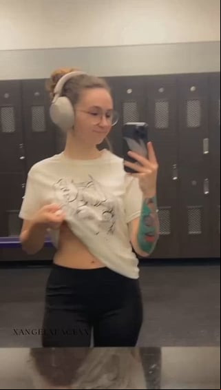 Locker room fun